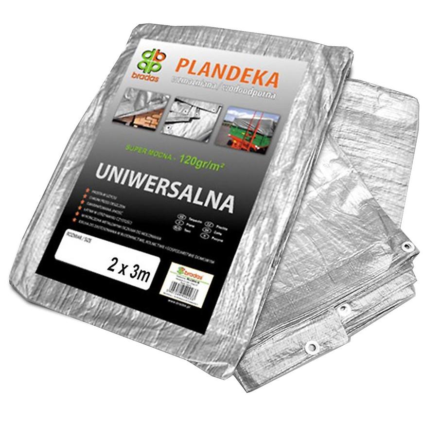 Plachta zesílená stříbrná 3 x 4m