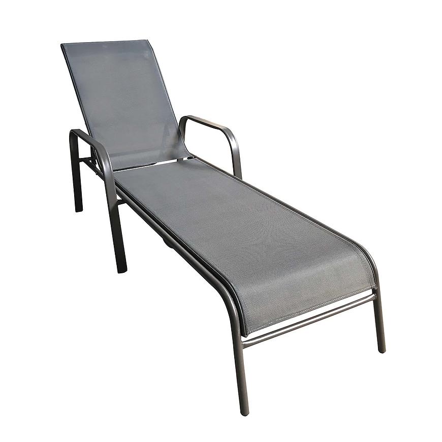 Plážové lehátko černé K3032F01 BAUMAX