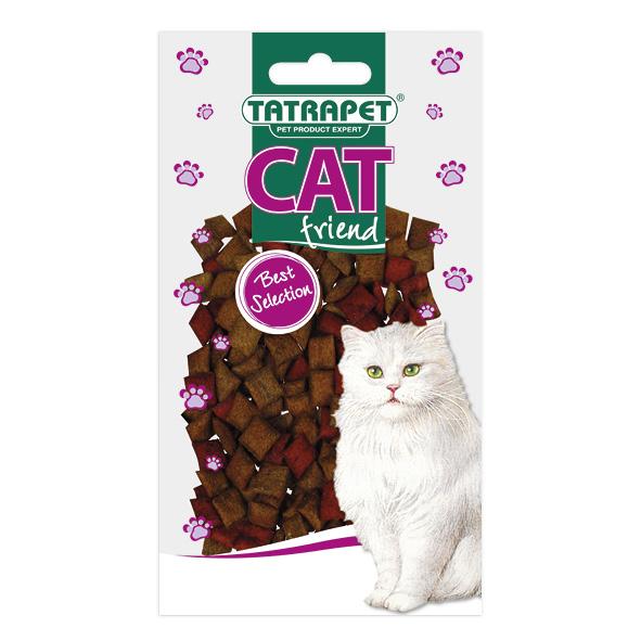 Pochoutka plněné polštářky mix pro kočky 50g Cat Friend BAUMAX