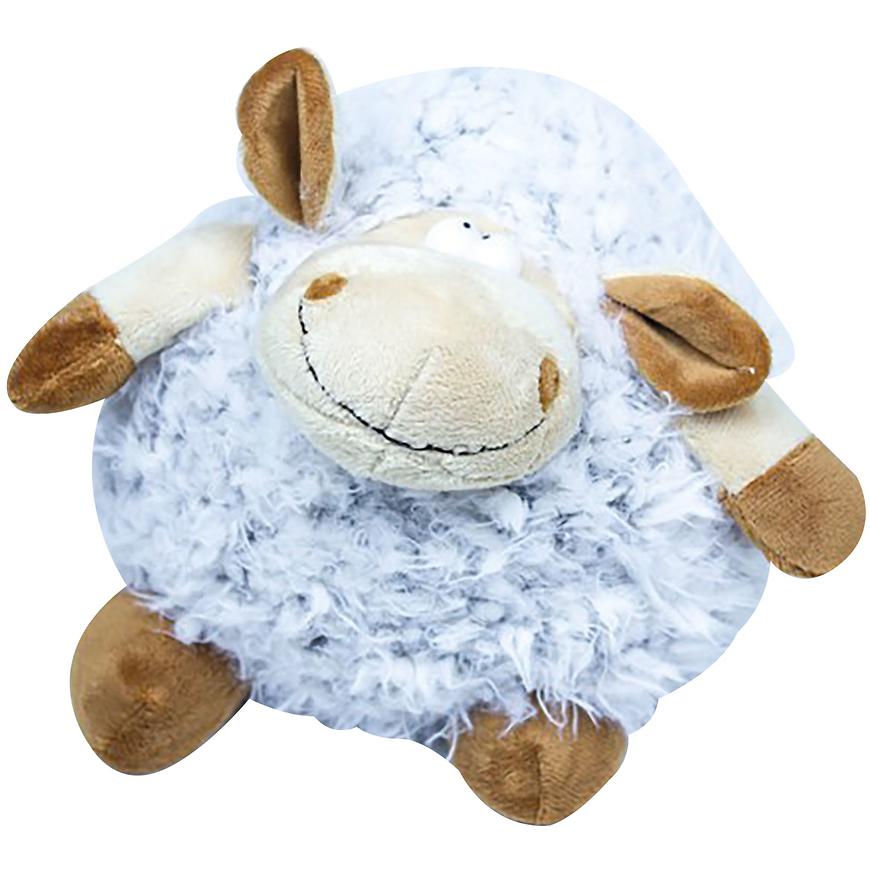 Polštář plyšák 20 ovce 6626 koule šedá VESNA