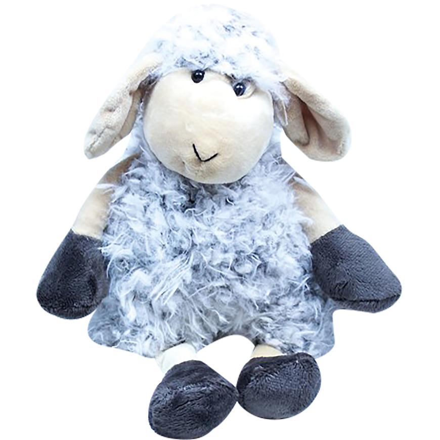 Polštář plyšák 23 ovce 3699 šedá VESNA