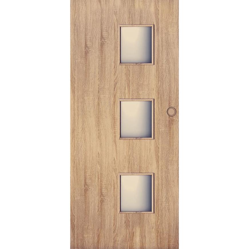 Posuvné dveře Trio 3*3 90L dub sonoma BAUMAX