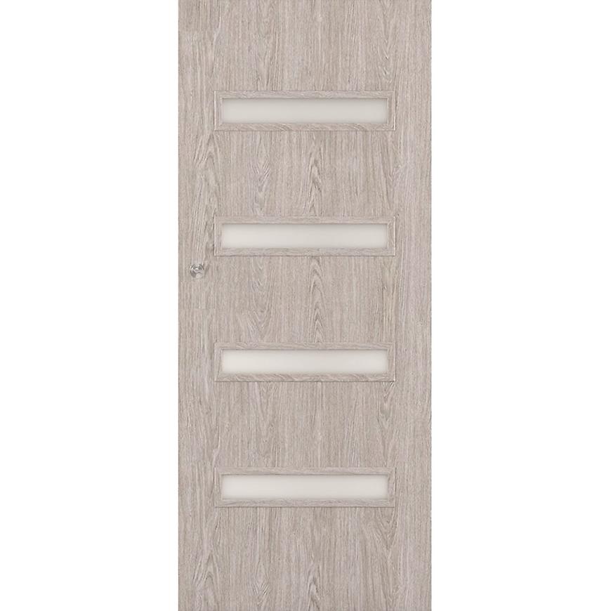 Posuvné dveře Verona 4*4 80P dub stříbrný BAUMAX