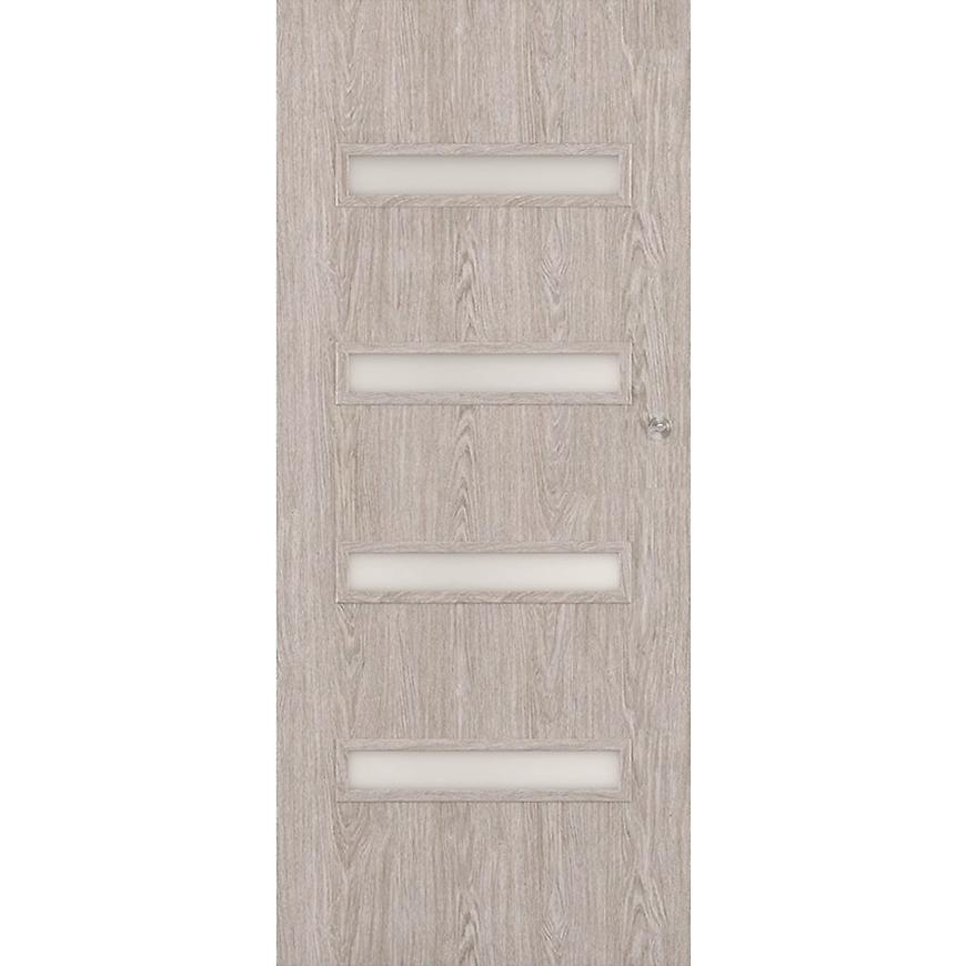 Posuvné dveře Verona 4*4 90L dub stříbrný BAUMAX