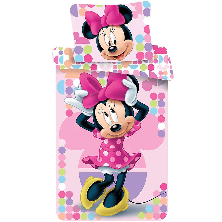 Povlečení bavlna 70x90/140x200 Minnie pink 03 VESNA