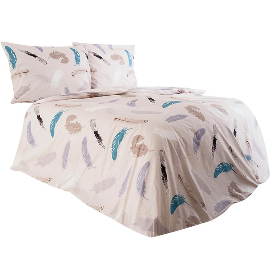 Povlečení bavlna 70x90/140x200 peříčko VESNA