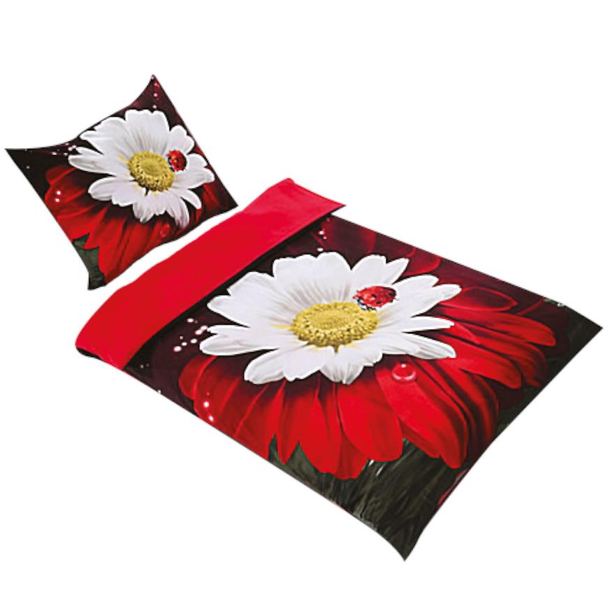 Povlečení komfort mikrovlákno 3D 70x90/140x200 beruška nová VESNA