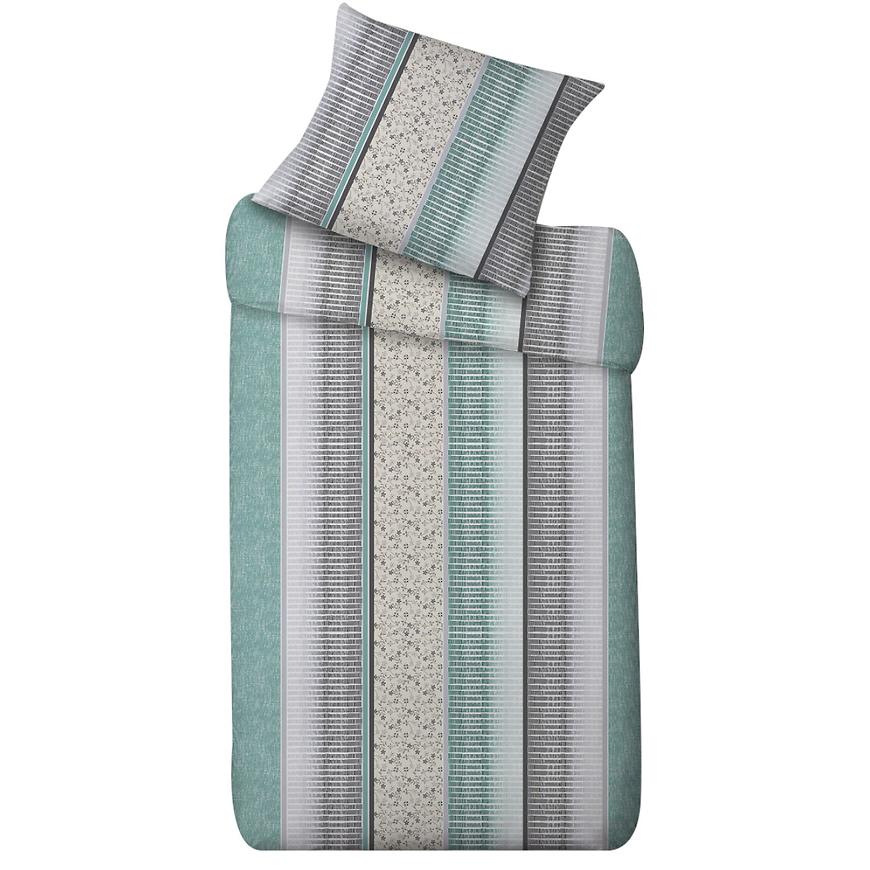 Povlečení mikrovlákno 70x90/140x200 modré kvítí VESNA