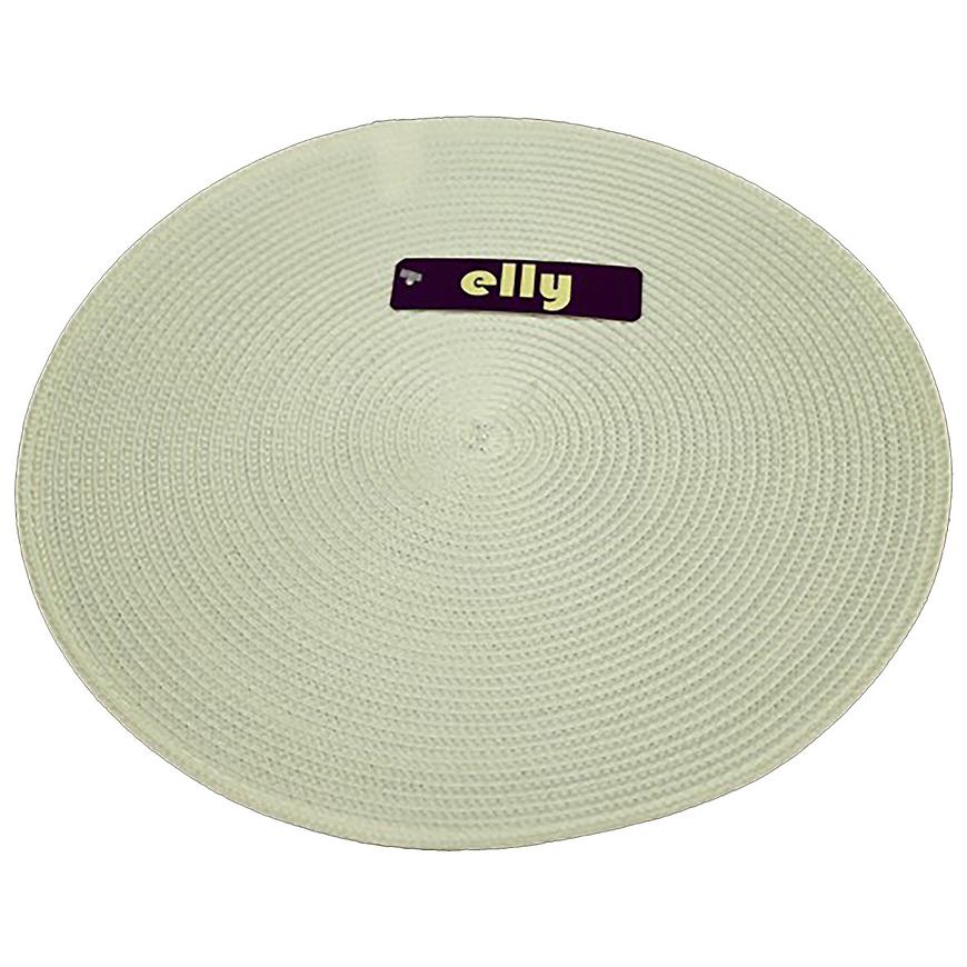 Prostírání Elly kulaté pr. 35 bílá VESNA