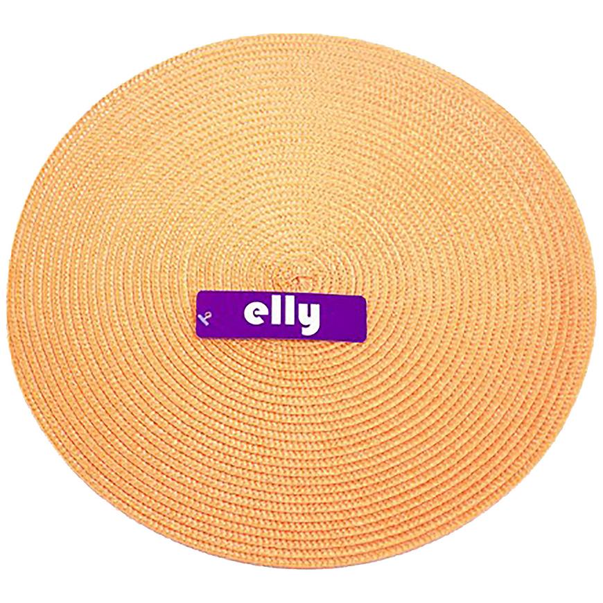 Prostírání Elly kulaté pr. 35 oranžová VESNA
