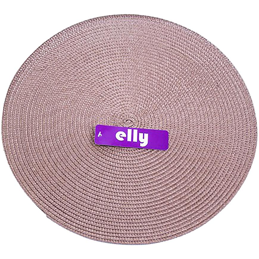 Prostírání Elly kulaté pr. 35 světle hnědá VESNA