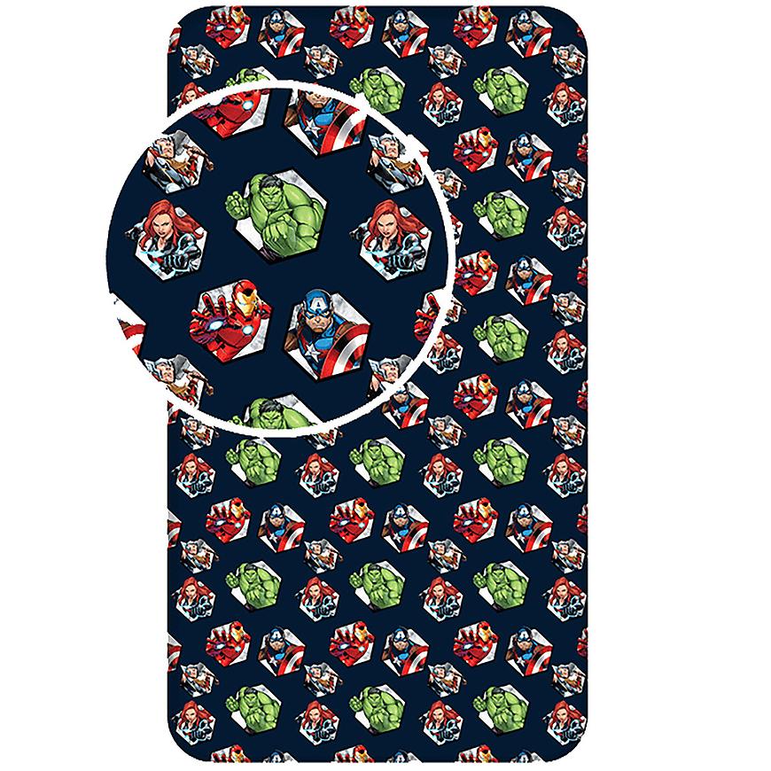 Prostěradlo bavlna 90x200 Avengers 02 VESNA