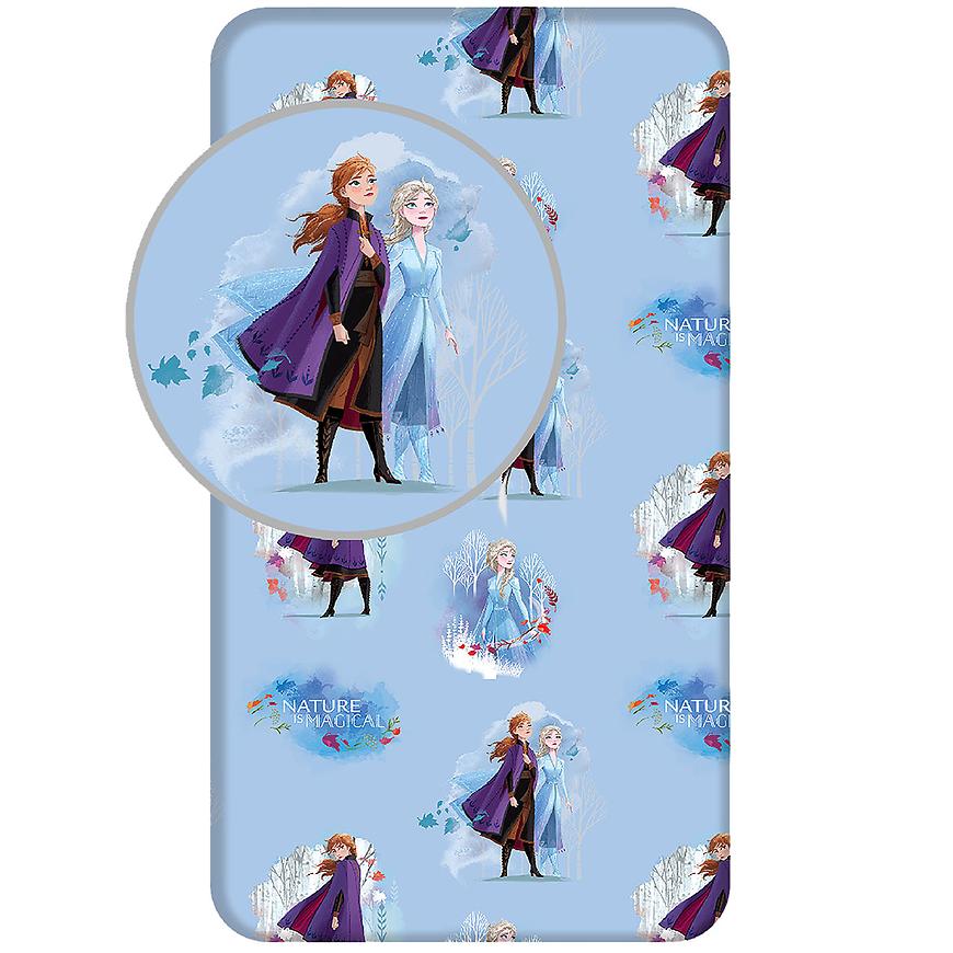Prostěradlo bavlna 90x200 Frozen 2 VESNA