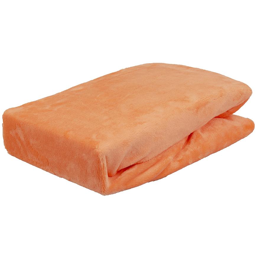 Prostěradlo mikroflanel 90x200 lososová VESNA