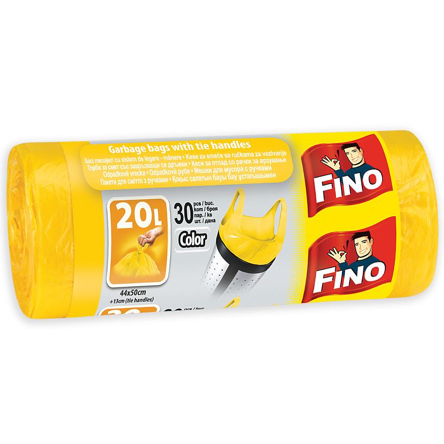 Pytle na odpad Fino 20l barevné 30 ks BAUMAX