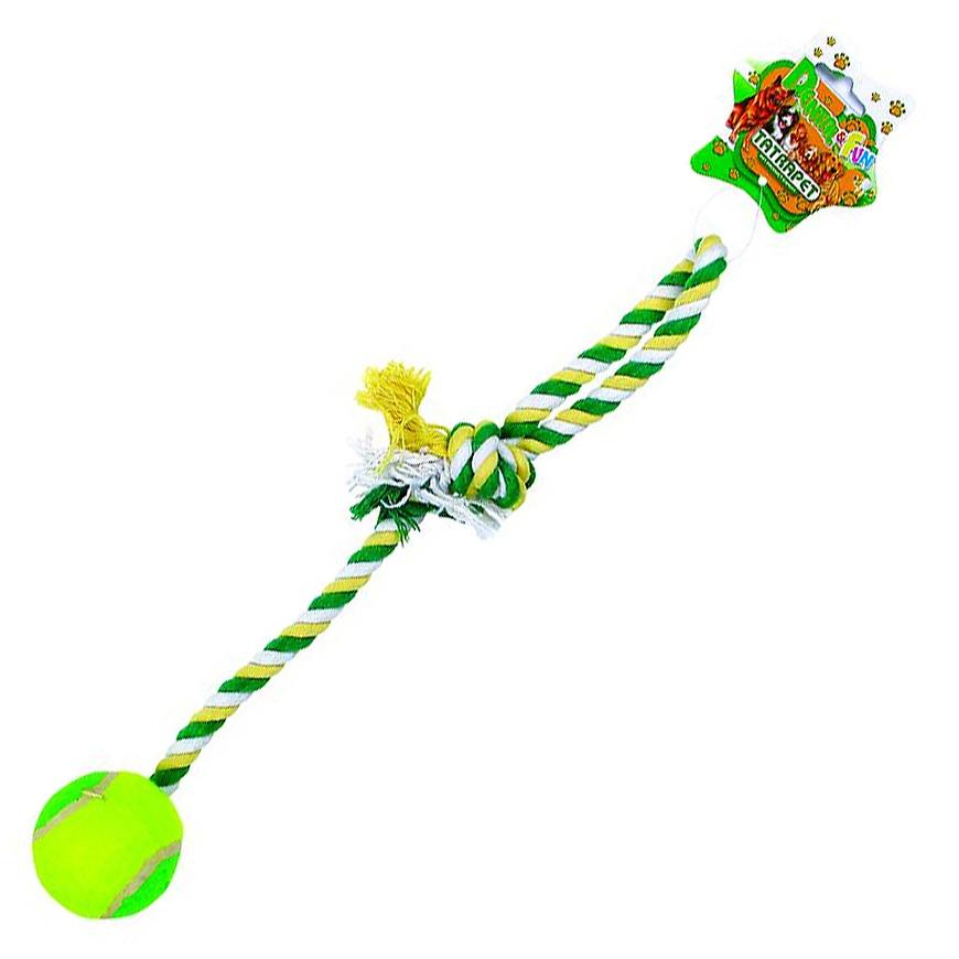 Přetahovadlo špag.+míč 45cm DENTAL*FUN BAUMAX