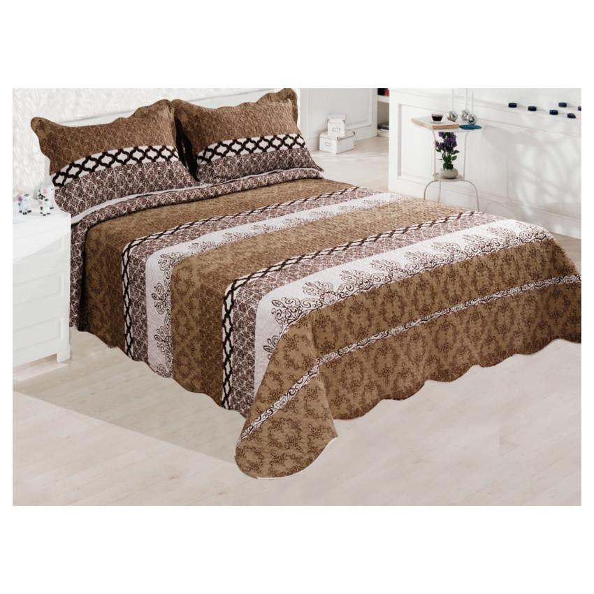 Přikrývka 220x250 SH130605 hnědá BAUMAX