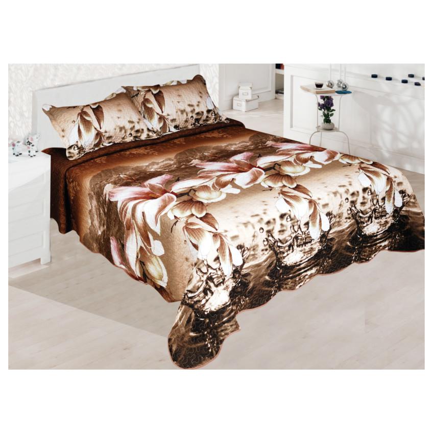 Přikrývka SH214202 220x250 hnědá BAUMAX