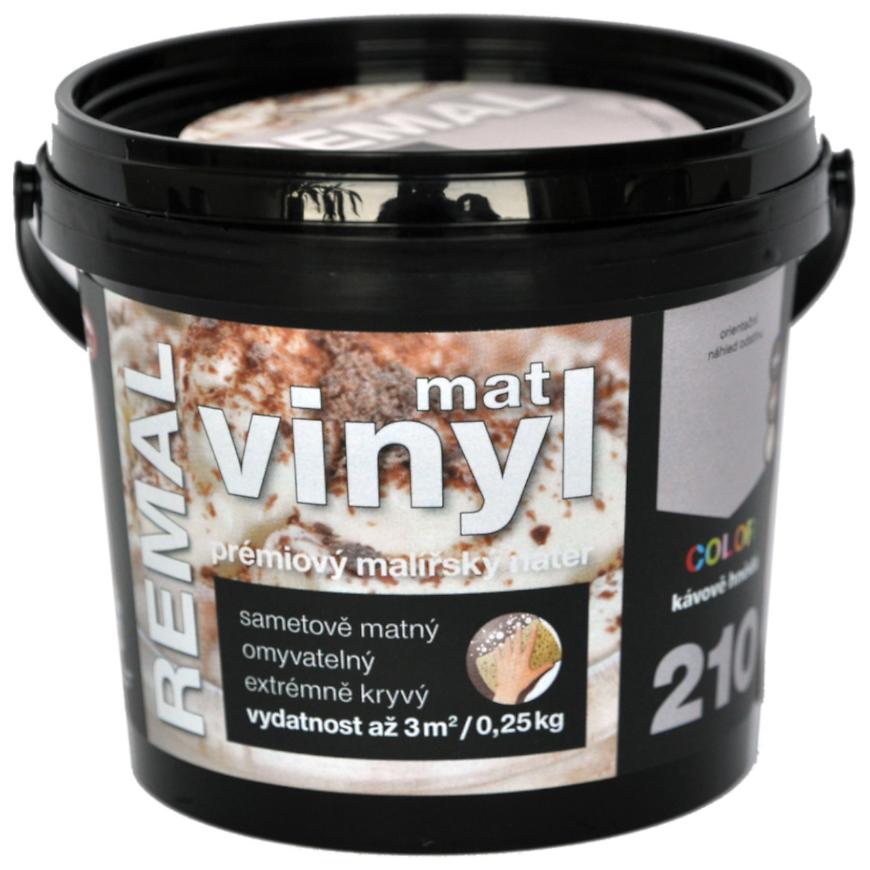 Remal vinyl color mat kávově hnědá 0