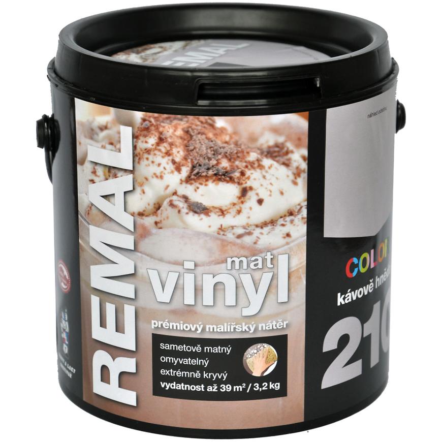 Remal vinyl color mat kávově hnědá 3