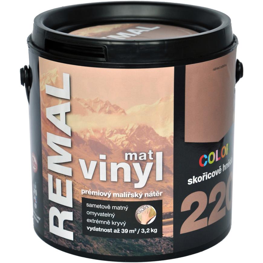 Remal vinyl color mat skořicově hnědá 3