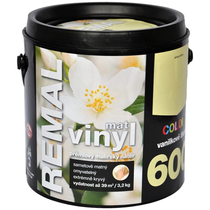 Remal vinyl color mat vanilkově žlutá 3