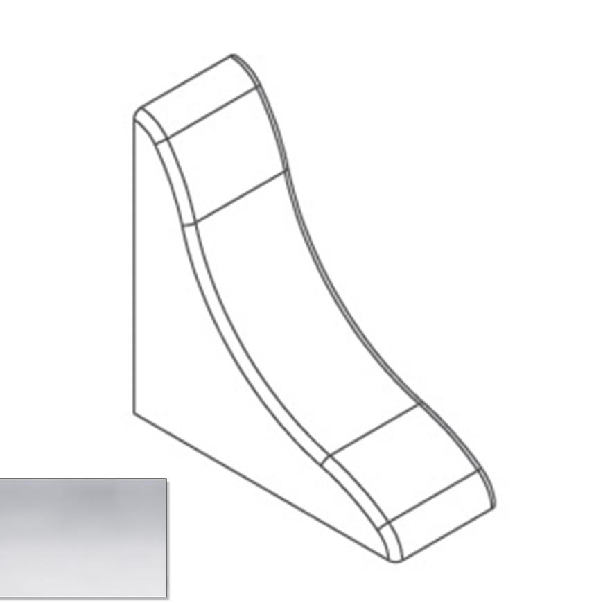 Rovné zakončení – Hliník LWS-032