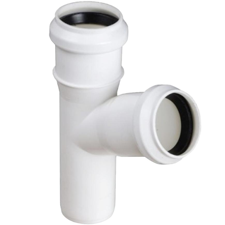 Roztrojka bílý ø40 x 90° BAUMAX