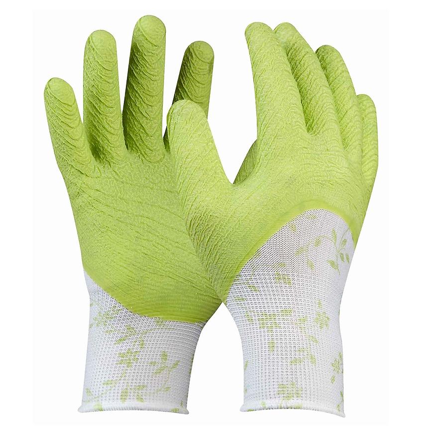 Rukavice Flower zelené 8 GEBOL