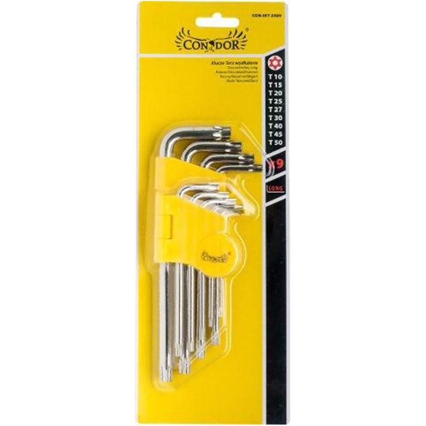 Sada klíčů Torx s otvorem T10-50 mm