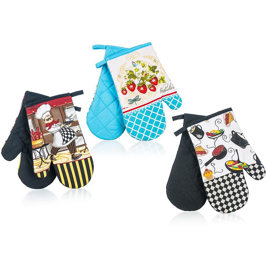 Sada kuchyňských rukavic s magnetem 2 ks BAUMAX