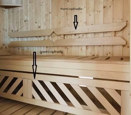 Sada opěradel pro sauny PERHE 2015/2018/2020 BAUMAX