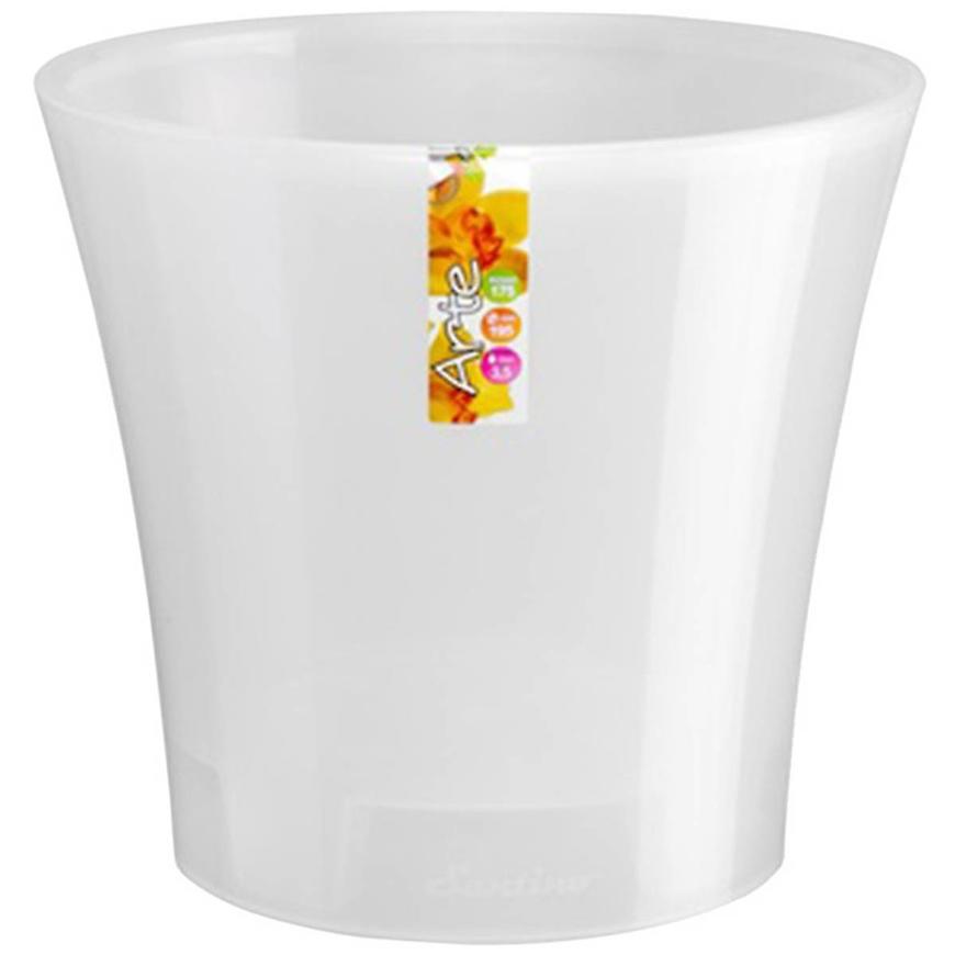 Samozavlažovací obal Arte 2 l bílá/bílá BAUMAX