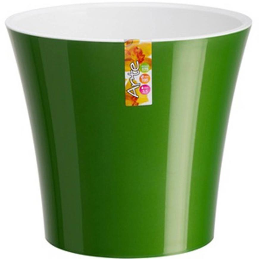 Samozavlažovací obal Arte 2 l zelená/bílá BAUMAX