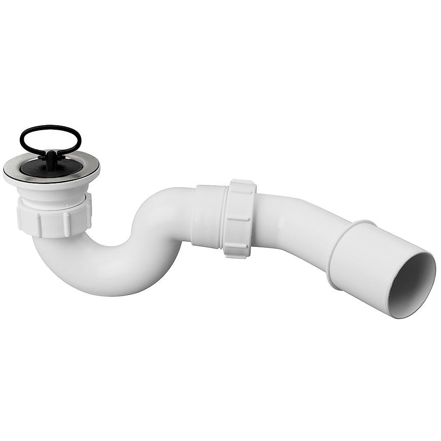 Sifon sprchový 50 výpusć nerez+špunt gumový MCALPINE