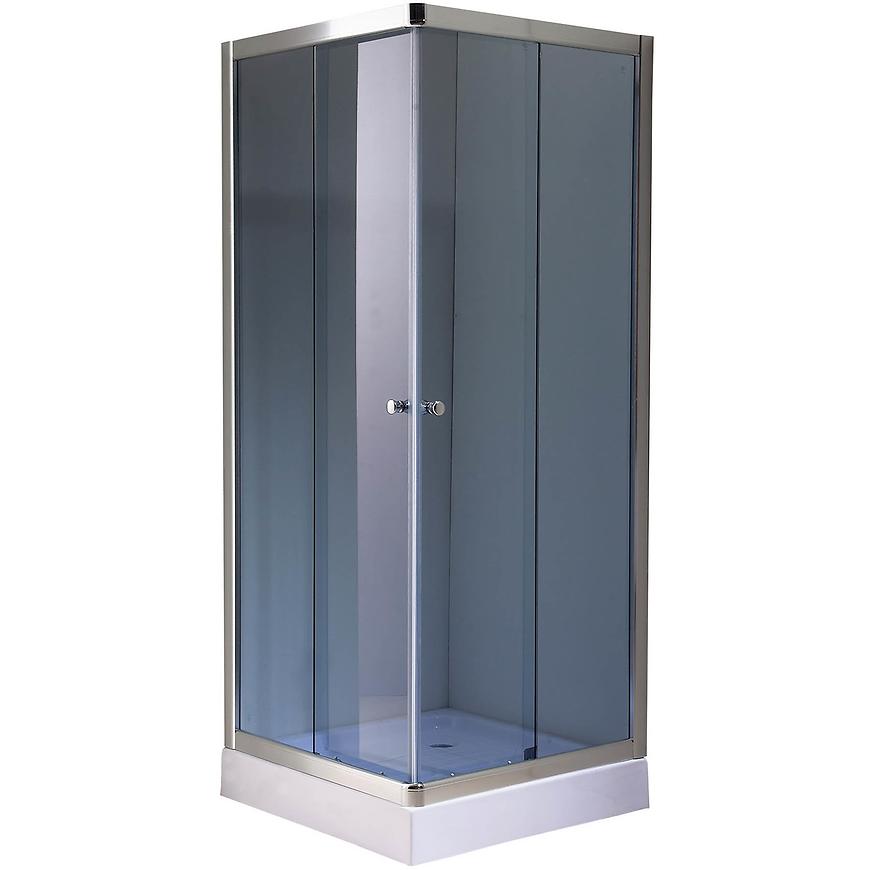 Sprchový kout čtvercový a1900f 80/80/185 grafit AQUA MERCADO