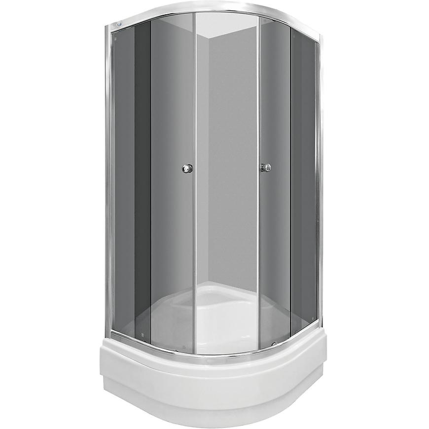 Sprchový kout čtvrtkruhový a1900a 80/175 grafit AQUA MERCADO