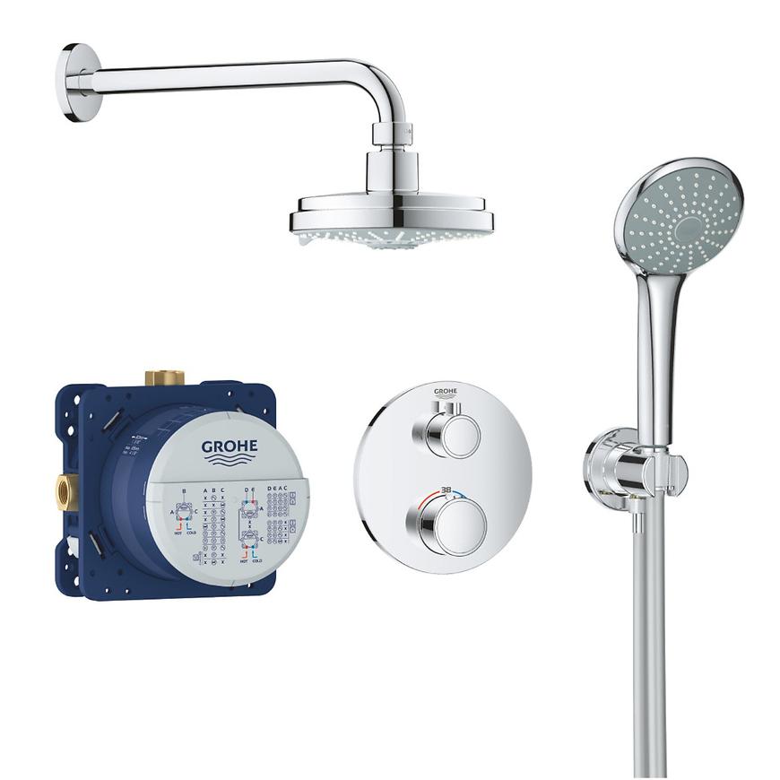 Sprchový set vhodný pro rainshower cosmopolitan 160 GROHTHERM 34735000 GROHE