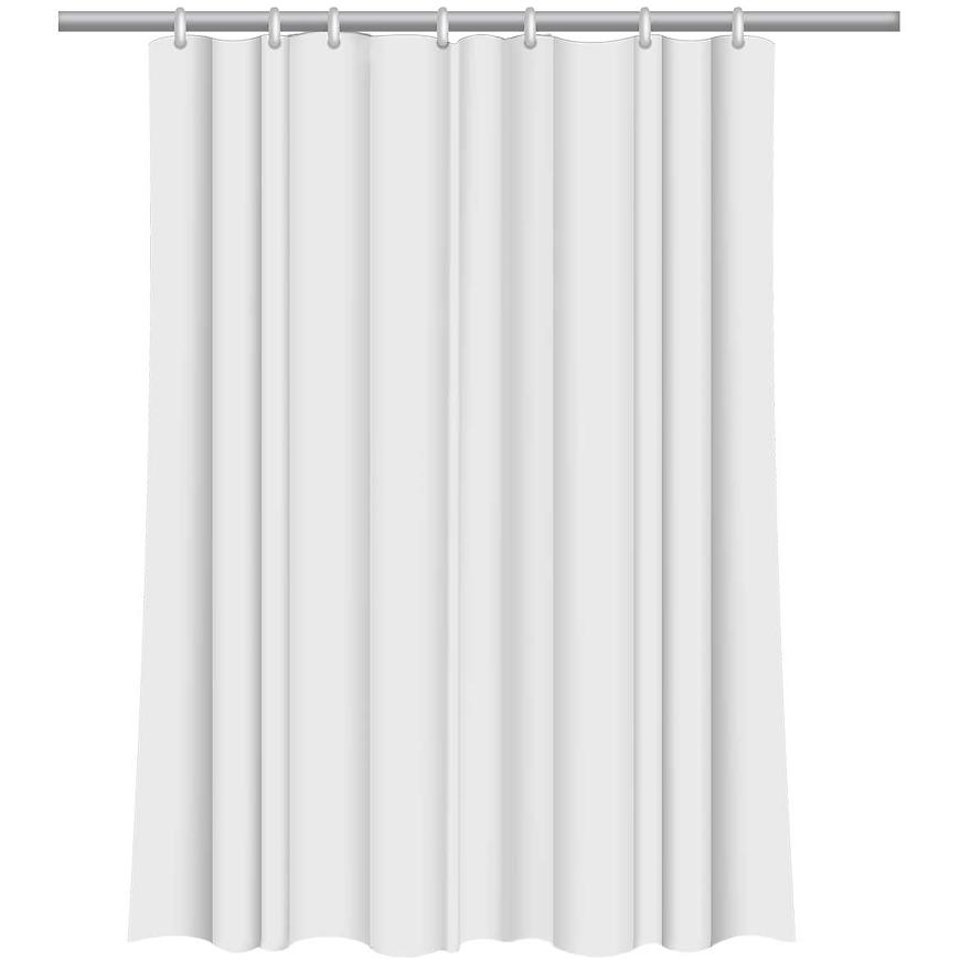 Sprchový závěs Star 180x200 bílý BAUMAX