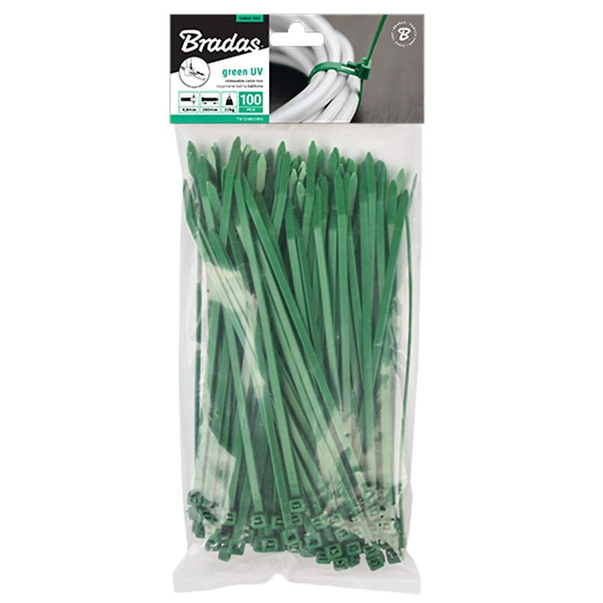 Stahovací páska rozepínací zelená 4