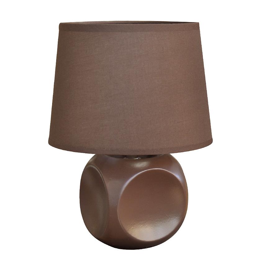 Stolní lampa D2315 hnědá BAUMAX