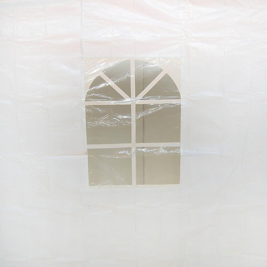 Stěna s oknem PE bílá BAUMAX