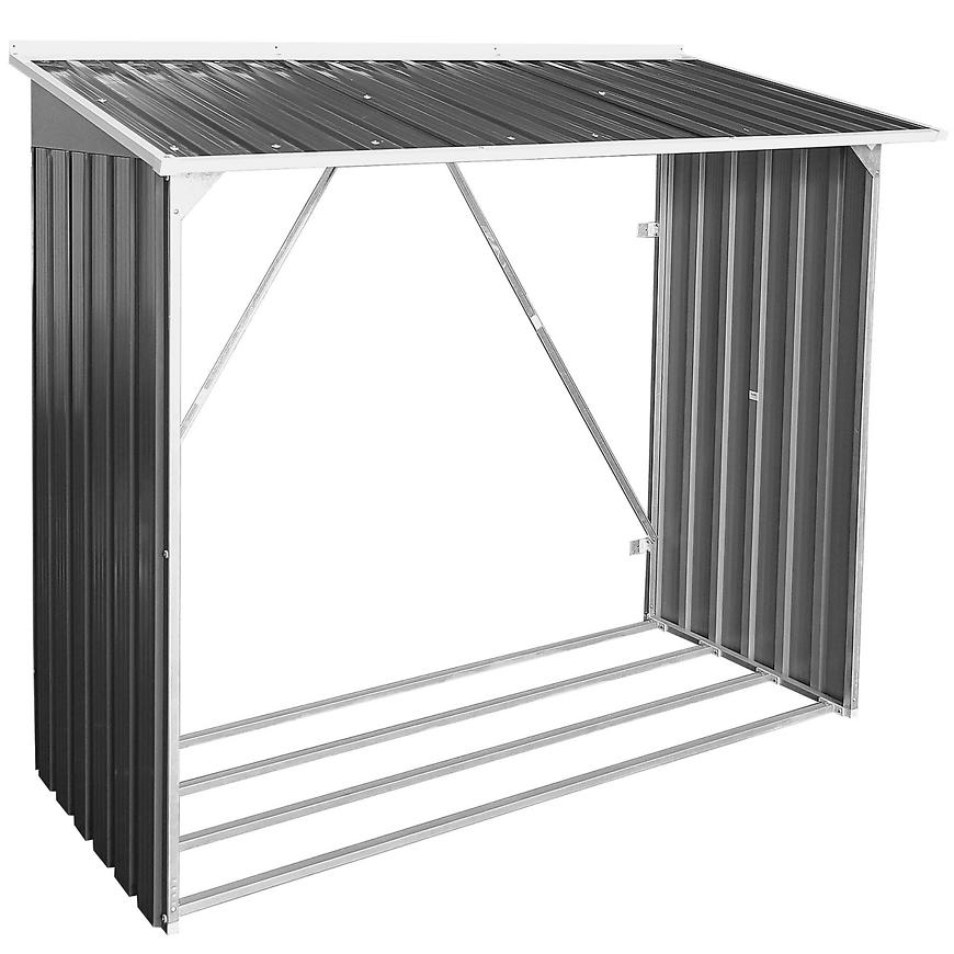 Střížka na krbové dřevo 1700x620x1400-1640 šedá BAUMAX