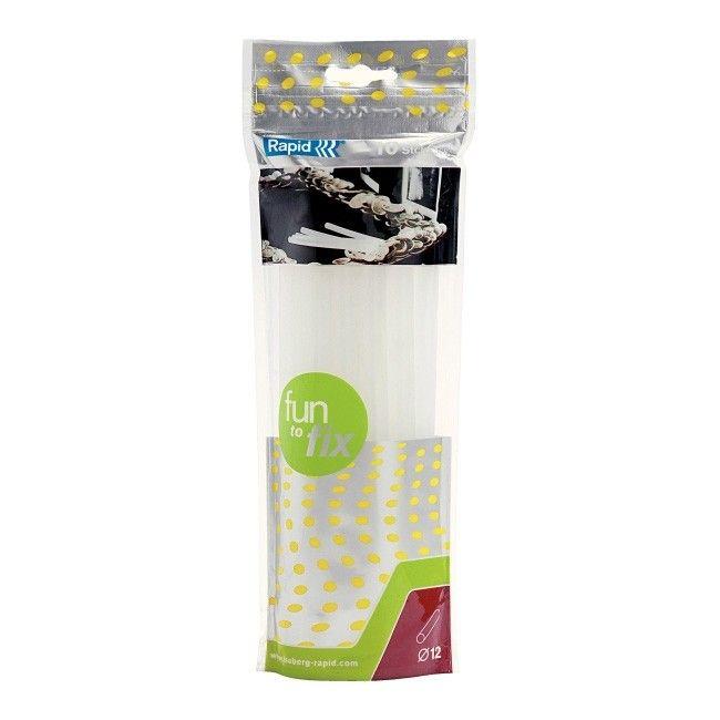 Tavné tyčinky Fun to fix 12x100 mm transparent RAPID