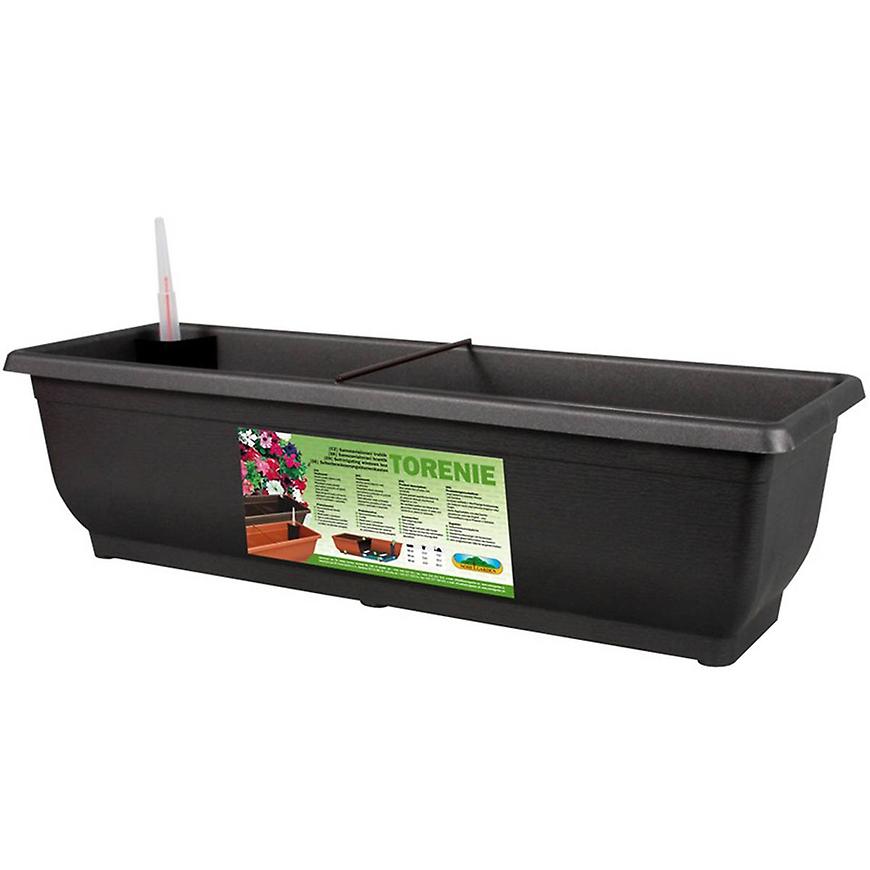 Truhlík samozavlažovací Torenie 50 x 19 x 17 - antracit BAUMAX