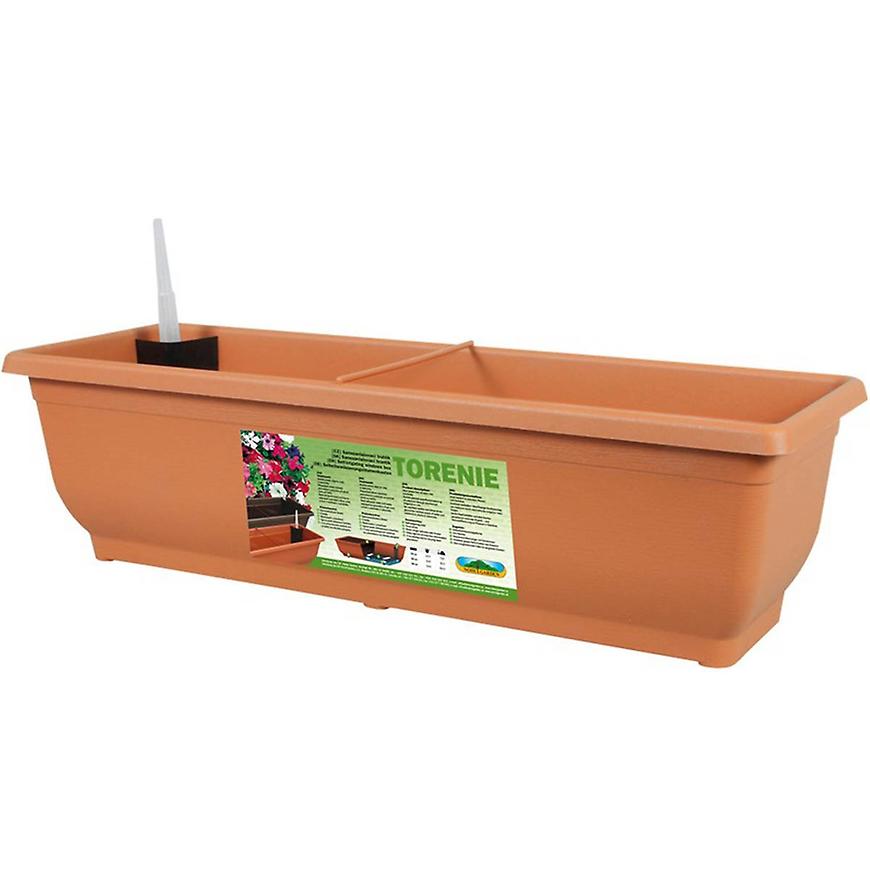 Truhlík samozavlažovací Torenie 60 x 19 x 17 - terakota BAUMAX