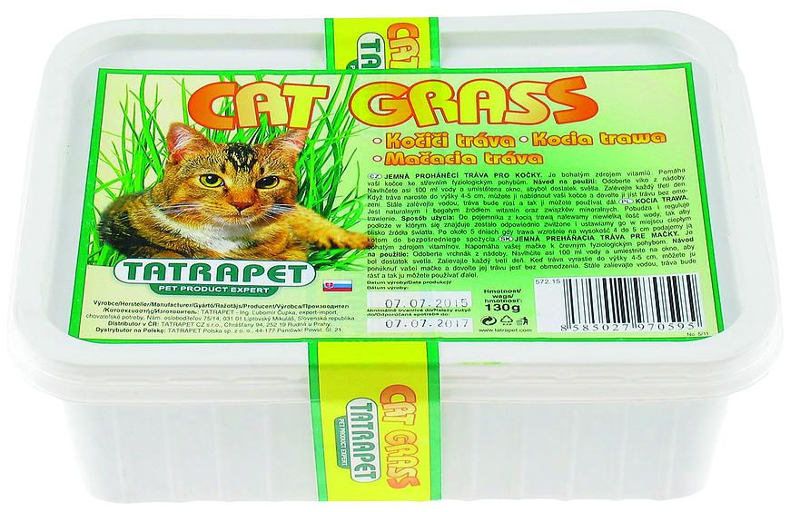 Tráva pro kočky