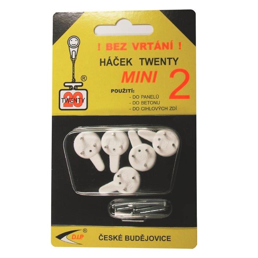 Twenty háček – Mini II - 5 ks v blistru BAUMAX