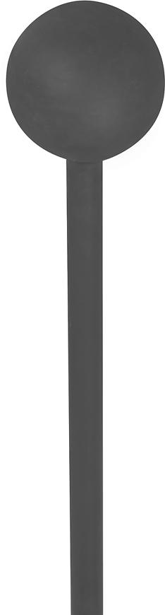 Tyč k rostlinám s koulí antracit 25 mm