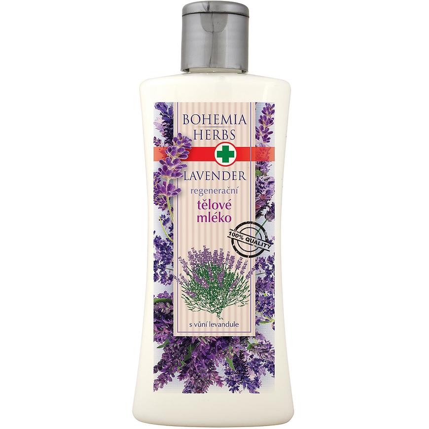 Tělové mléko s bylinným extraktem a vůní levandule 250 ml BOHEMIAGIFTS